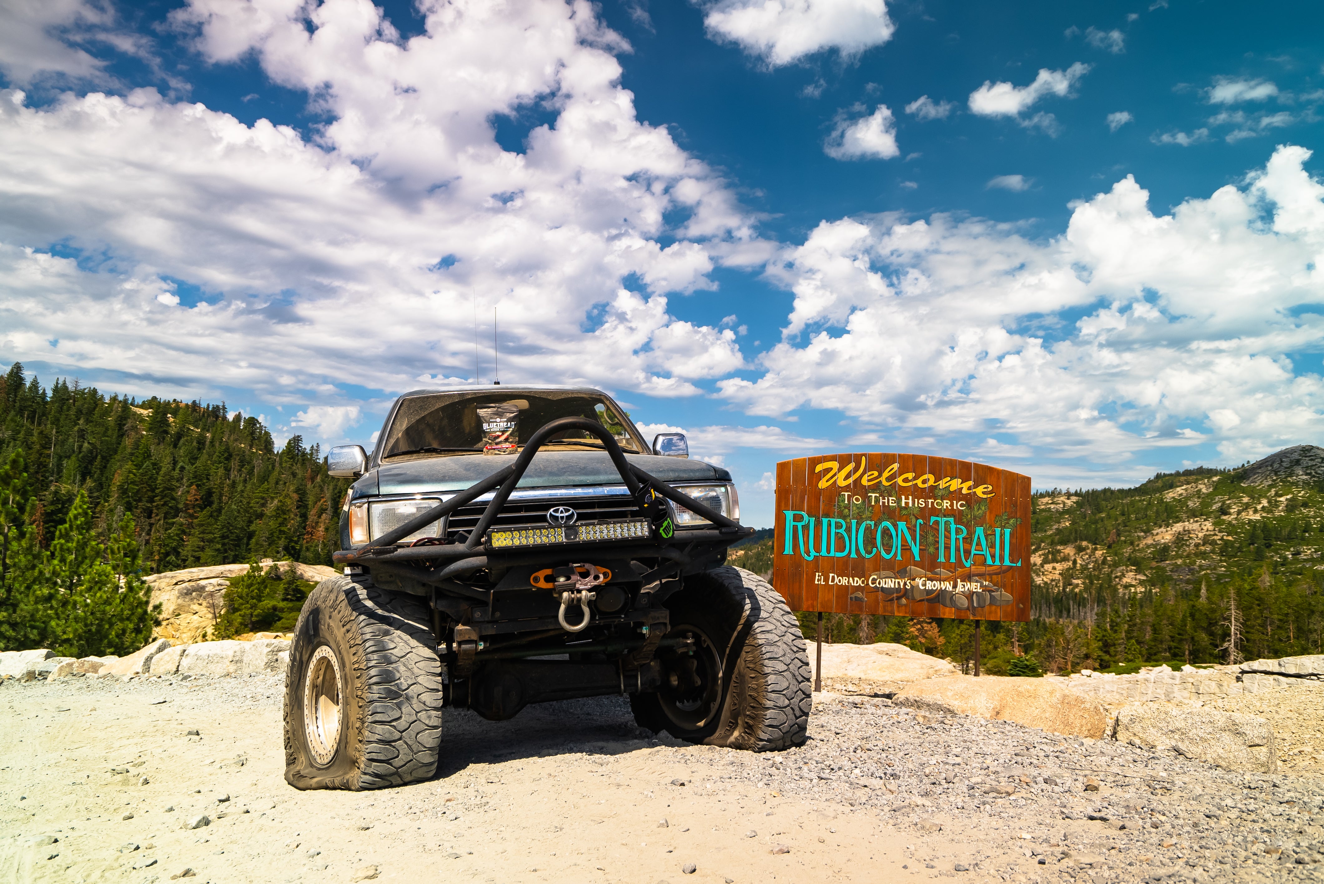 Sidewall Repair on the Rubicon Trail