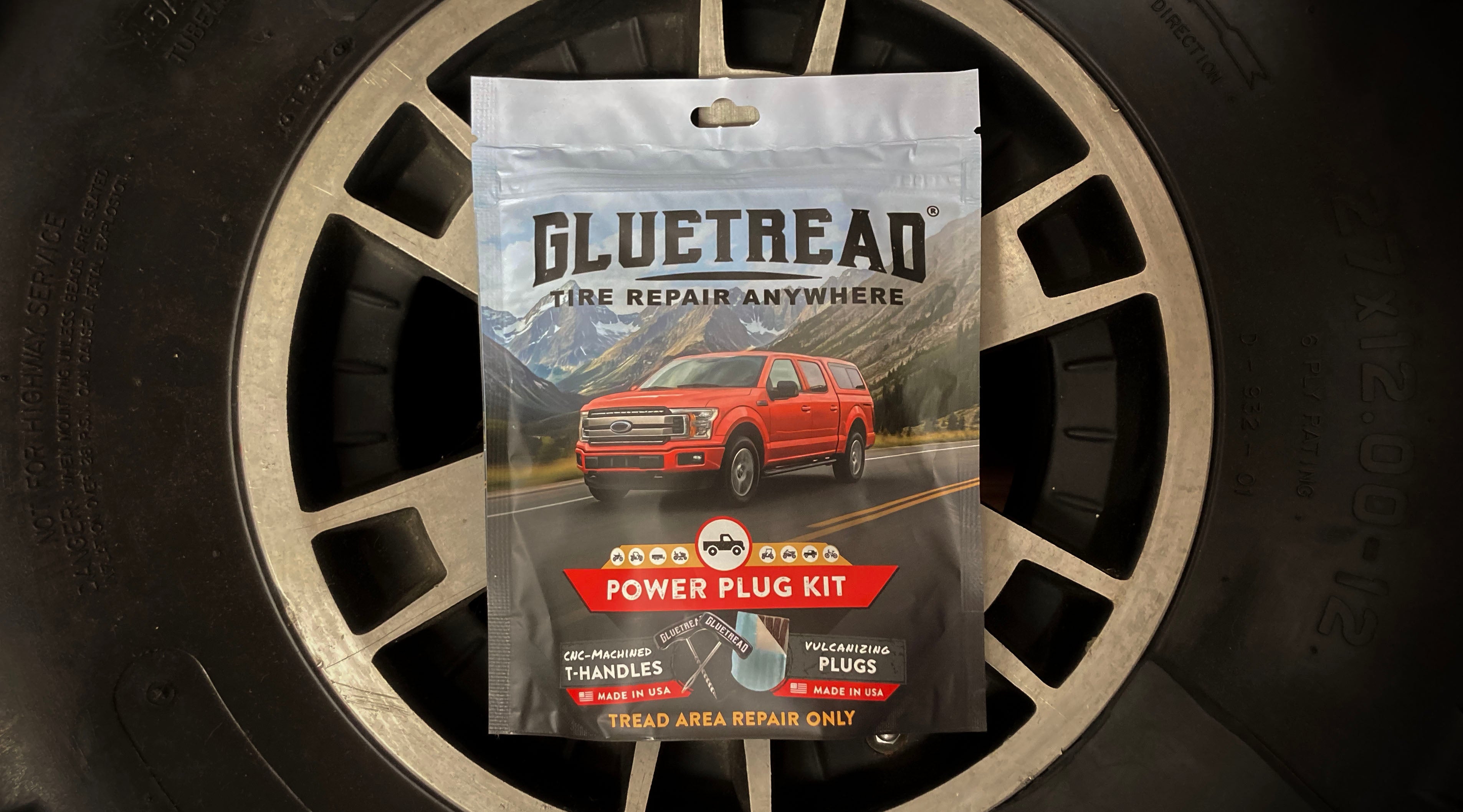 GlueTread Best Tire Plug Kit